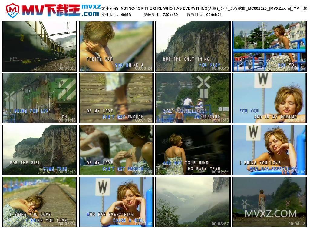 NSYNC-FOR THE GIRL WHO HAS EVERYTHING(人物)_英语_流行歌曲_MC802523